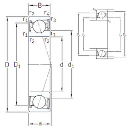 roulements VEB 40 /S/NS 7CE1 SNFA