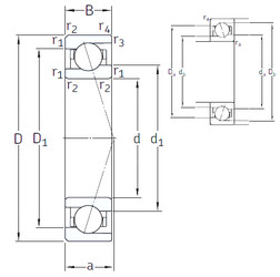 roulements VEB 55 /NS 7CE3 SNFA