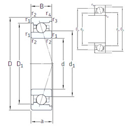 roulements VEX 95 /NS 7CE3 SNFA