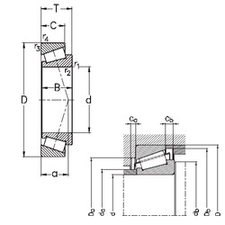 roulements 32040-X NKE