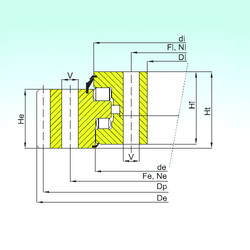 roulements ER3.40.2800.400-1SPPN ISB