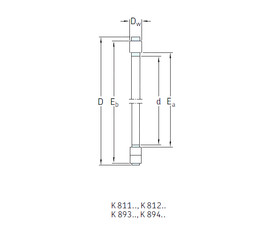 roulements K81218TN SKF