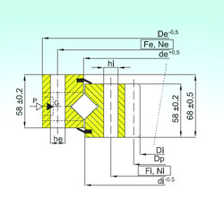 roulements ZR1.16.1754.400-1SPPN ISB