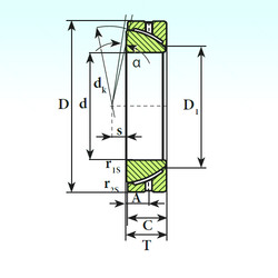 roulements GAC 55 S ISB