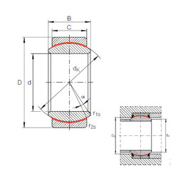 roulements GE 12 UK INA