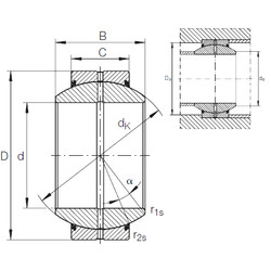 roulements GE 45 FO-2RS INA