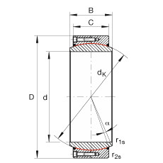 roulements GE600-DW-2RS2 INA