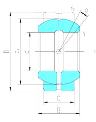 roulements GEZ63ES-2RS LS