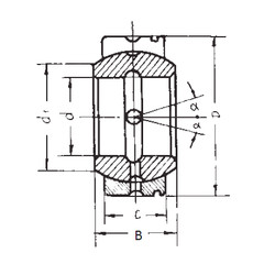 roulements GE110XS/K FBJ