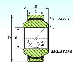 roulements GEG 4 C ISB