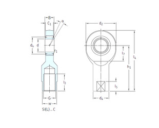 roulements SI8C SKF