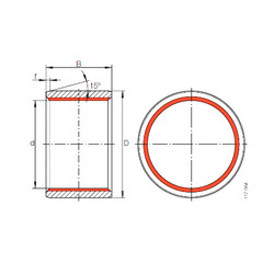 roulements ZGB 140X155X150 INA