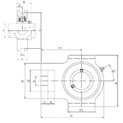 roulements UCTX11 CX