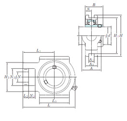 roulements UCTX14E KOYO