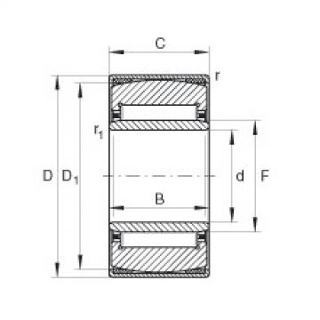 roulements PNA25/47 INA