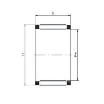 roulements K08x11x10 CX