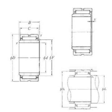 roulements MR9612040+MI-809640 NTN