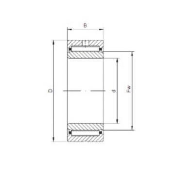 roulements NA4909-2RS CX