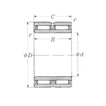 roulements NAFW659560 NSK