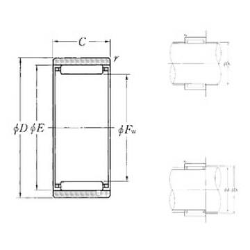 roulements RNAO-12×22×12 NTN