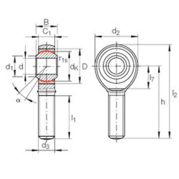 roulements GAKFR 20 PW INA