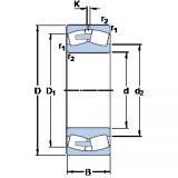 roulements 248/1320 CAFA/W20 SKF