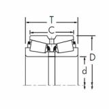 roulements 74550A/74851CD+X1S-74550 Timken