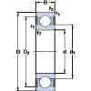 roulements 62305-2RS1 SKF