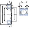 roulements 71916 CE/HCP4AL SKF