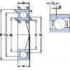 roulements 71916 CE/P4AH1 SKF #1 small image