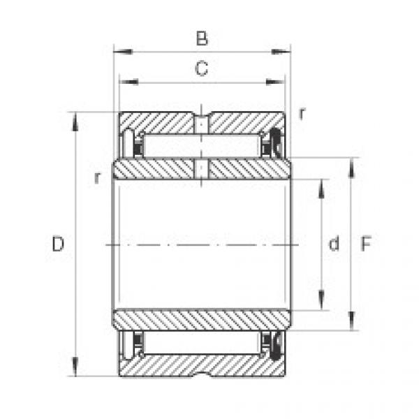 roulements NA4902-RSR INA #1 image