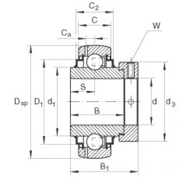 roulements GNE30-KRR-B INA #1 image