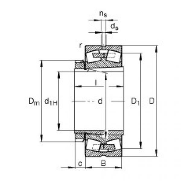 roulements 23040-E1A-K-M + H3040 FAG #1 image