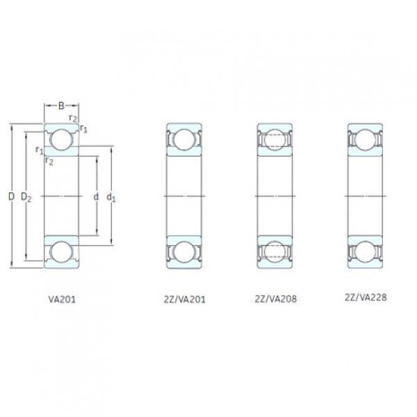 roulements 6313-2Z/VA208 SKF #1 image