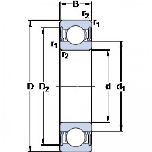 roulements 62305-2RS1 SKF #1 image