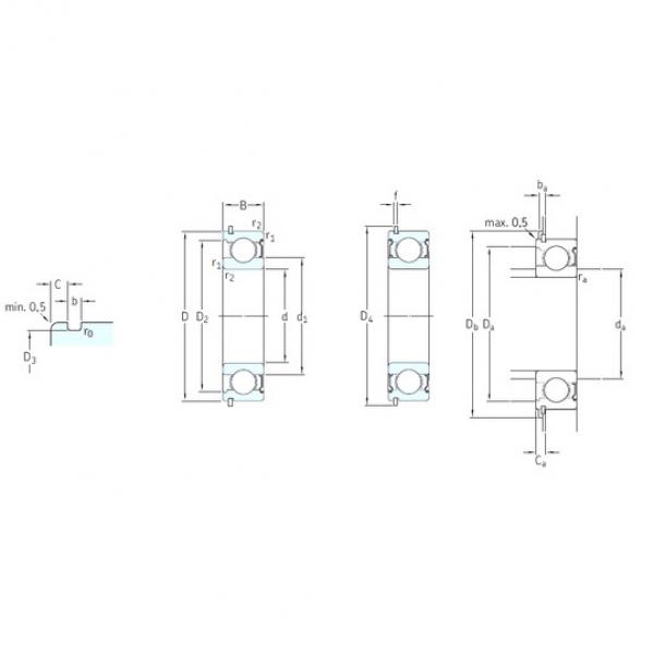 roulements 6308-2ZNR SKF #1 image