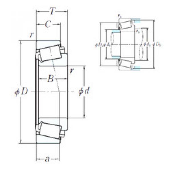 roulements EE107057/107105 NSK #1 image