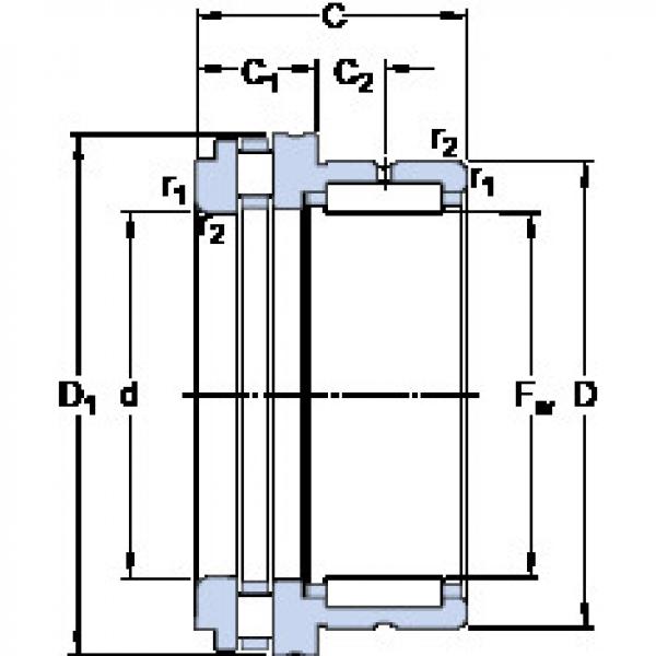 roulements NKXR 17 SKF #1 image