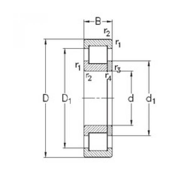 roulements NUP2306-E-TVP3 NKE #1 image