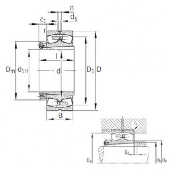 roulements 23164-K-MB+H3164 FAG #1 image