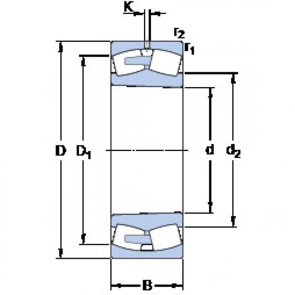 roulements 238/850 CAKMA/W20 SKF #1 image