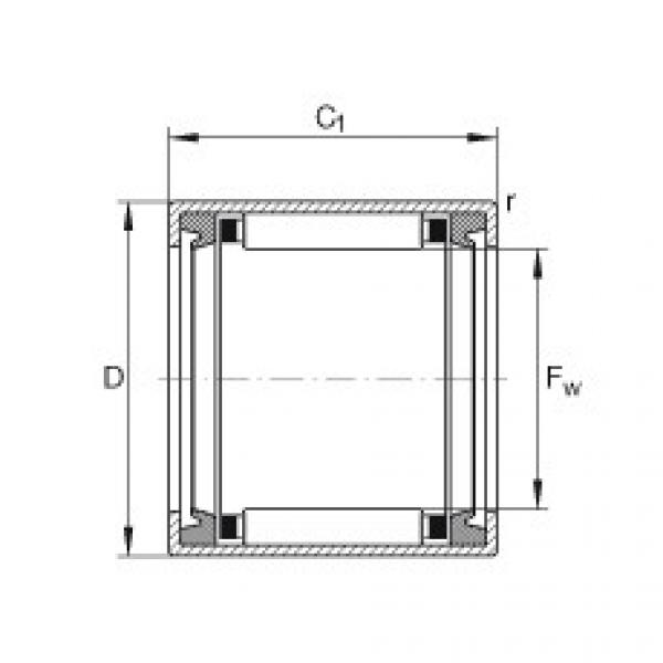 roulements HK2530-2RS INA #1 image