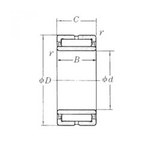 roulements NA4960 NSK #1 image