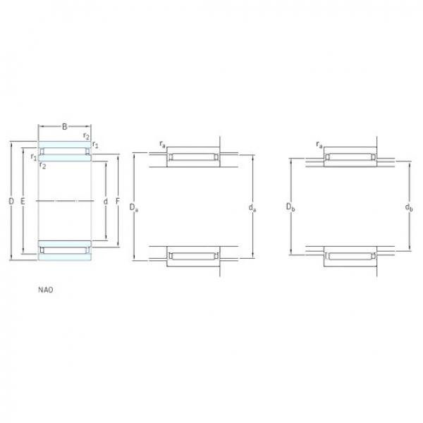 roulements NAO25x40x17 SKF #1 image