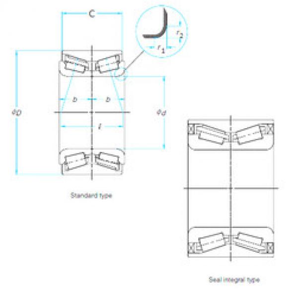 roulements 4T-CR1-0822LLCS150/260 NTN #1 image