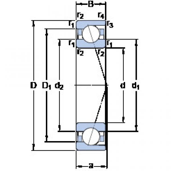 roulements 7017 CD/HCP4A SKF #1 image