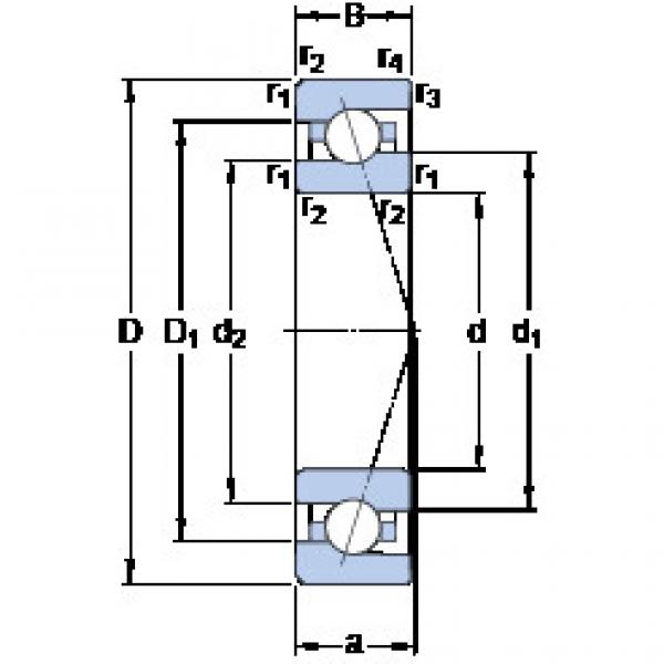 roulements 709 ACE/P4A SKF #1 image