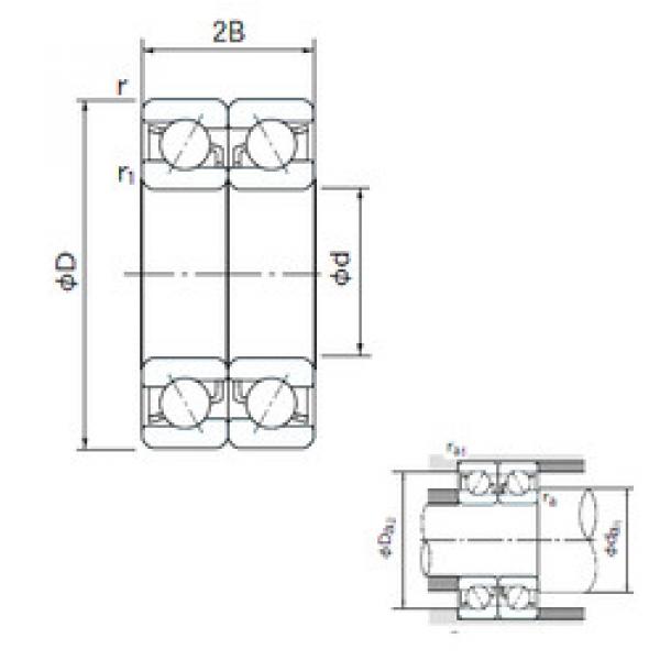 roulements 7301CDB NACHI #1 image