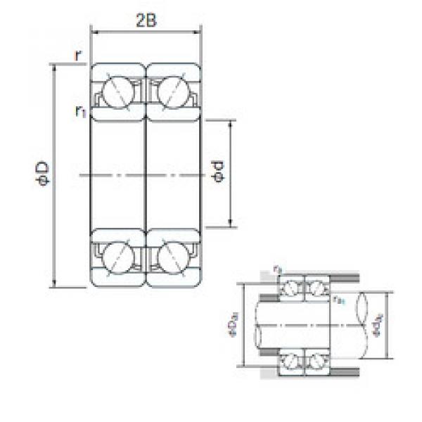 roulements 7017CDF NACHI #1 image