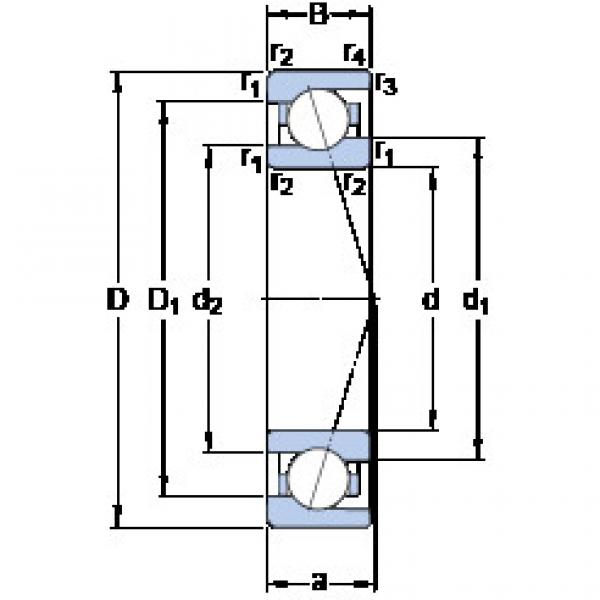 roulements 71902 ACE/P4A SKF #1 image